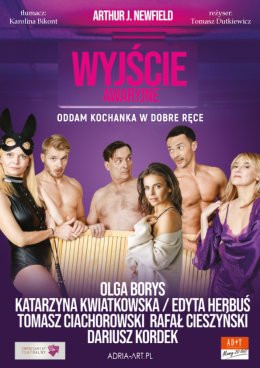 Kwidzyn Wydarzenie Spektakl Wyjście awaryjne - oddam kochanka w dobre ręce