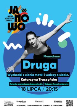 Janowo Wydarzenie Spektakl Druga – monodram Katarzyny Traczyńskiej